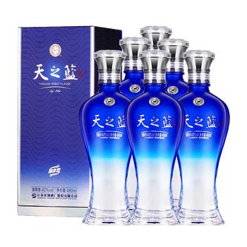 洋河蓝色经典 天之蓝42度480ml*6瓶 整箱装 (新老版本随机发货) 商品图3