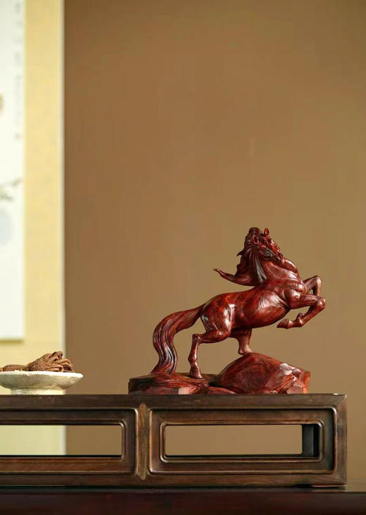 马到成功°小叶紫檀摆件 商品图1