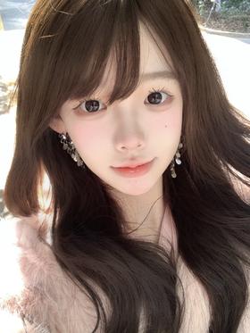 hanawink半年抛美瞳 冰乌云 14.5mm