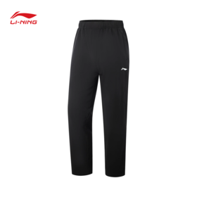 李宁健身系列男子直筒冰感舒适防泼水运动长裤AYKV553