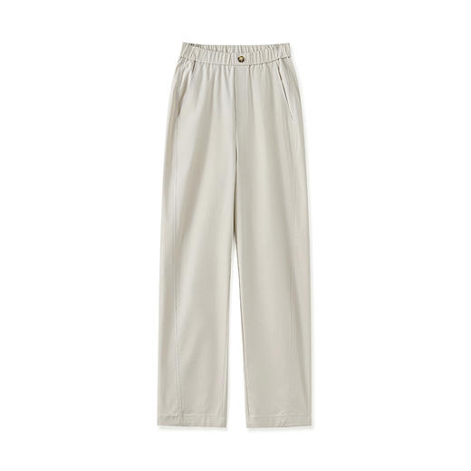 「高货wl」全新升级【铂金会员220/天猫299/差价79】(35608)洛诗琳慵懒八分哈伦萝卜裤2025夏季松腰显瘦薄款休闲裤女 商品图4