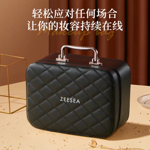 【超大容量】[小滋特惠]ZEESEA滋色化妆箱（黑色） 商品图0