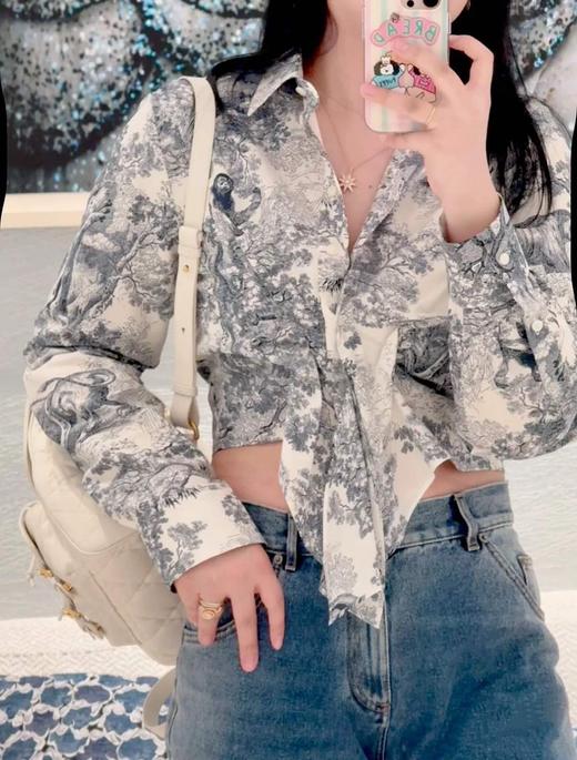 迪奥度假系列森林印花长袖衬衫（TM） 商品图8
