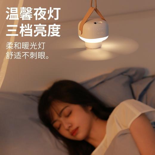 【便携吊扇，挂式/台式二合一】新款小吊扇床上宿舍电风扇 usb充电露营户外家用小型便携 学生厕所风扇-QQ 商品图1