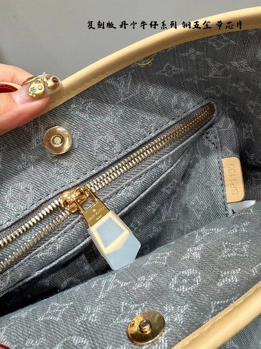 D063027丹宁牛仔carryall小号迷你托特Tote购物袋单肩包 商品图12