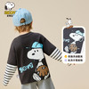 【史努比】【90-130】男童假两件长袖t恤 商品缩略图8