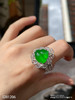 玻璃种艳绿葫芦戒指【5281206】具体价格微信咨询 商品缩略图3