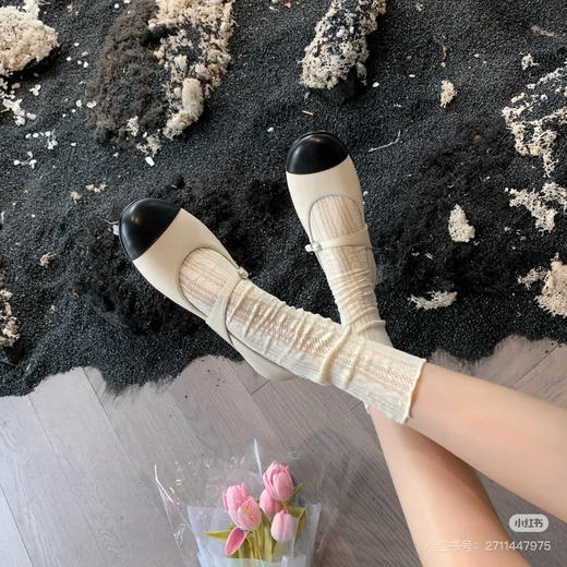 630压轴 玛丽珍 GE圆正无盒 会呼吸的气垫玛丽珍 双色单鞋 我穿37 商品图9