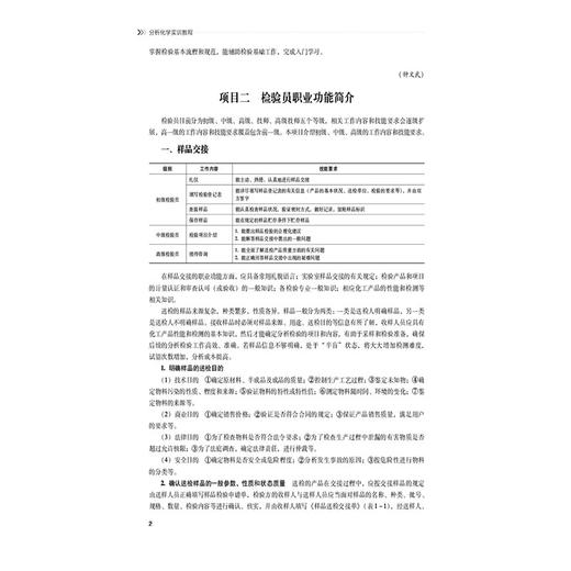分析化学实训教程 第2二版 谭韬 钟文武 供药学类药品与医疗器械类化工技术类食品类等专业用 9787521453386 中国医药科技出版社 商品图4