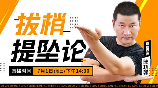 【7月1日】拔梢提坠论——功夫课堂 商品图0