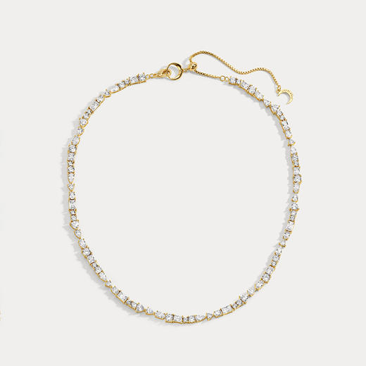 北京仓｜Lili Claspe-Mavis-金色 锆石 项链［美国设计师］ 商品图1