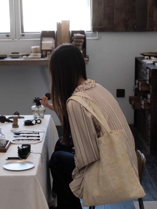 Ad Lib/原创手工布袋小众设计感单肩包 商品图1