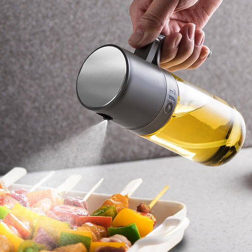 美丽雅喷油壶不锈钢家用厨房控油防漏油酱油醋瓶专用 商品图0