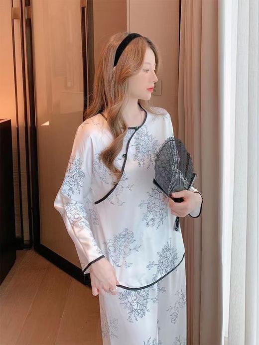 【YW】无忧购国风套装凉感面料家居服509（截单后3-5天发货) 商品图3