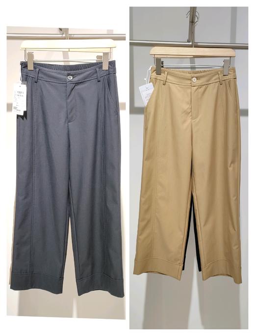 585857窄筒翻边直筒裤 商品图0