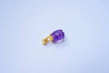 紫水晶花花耳钩 商品图0