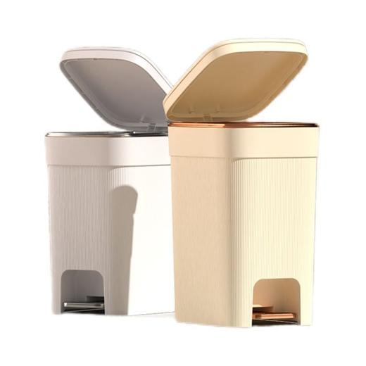 【垃圾桶家用】新款厨房客厅卧室脚踏式 大容量卫生间厕所带盖纸篓 商品图4