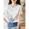 【专属特价】熙世印花短袖t恤女小众设计夏款法式简约圆领宽松上衣ins潮 商品缩略图2