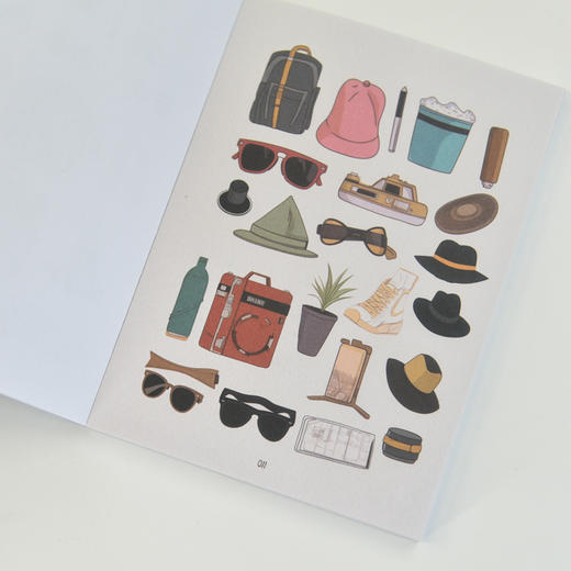 手账素材贴贴贴 旅行与生活 手账可撕素材拼贴灵感素材册 手账初学者高颜值素材手账合集 商品图4