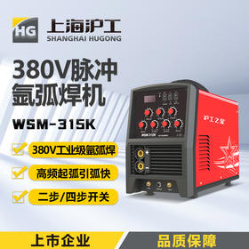沪工之星 WSM-315K 氩弧焊机380V两用电焊机工业级不锈钢便携式脉冲焊薄板0.5-1.0mm，适配WP-26焊枪。