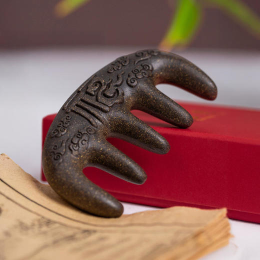 宫造祥云纳福·何首乌香梳按摩头皮精美礼盒礼袋 商品图9