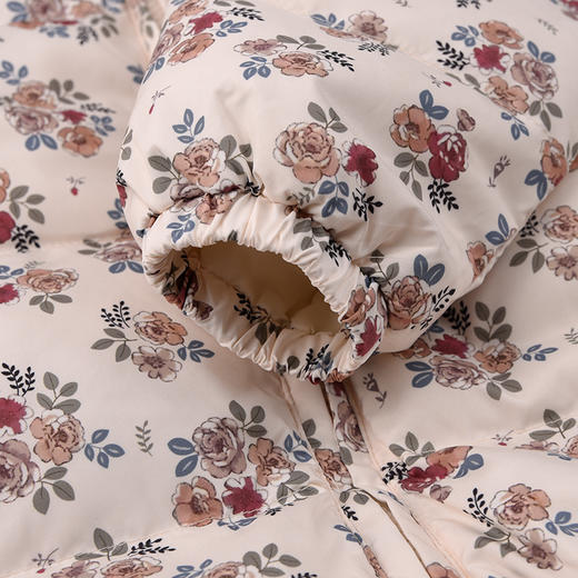 棉果果秋季新品女童米白色羽绒连体衣M322722925443 商品图2