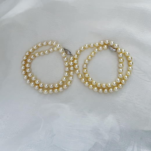 CLASSIC系列 天然香槟金色AKOYA珍珠 项链 商品图1