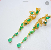 花丝玛瑙兰花耳坠（钉） 商品缩略图0