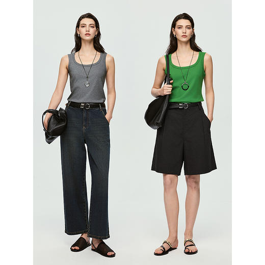 棉仓363603006-初棉大U领背心 商品图3