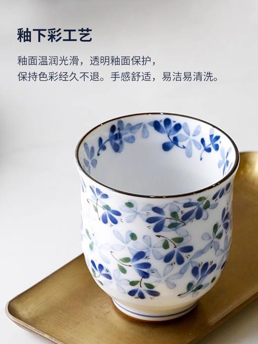 家居小蓝芽餐具一人食碟日本进口高轻量强化瓷釉下彩碗面碗美浓烧小蓝芽系列散件 商品图3