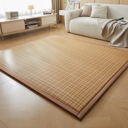 ☺️【凉而不冰 一席多用】多功能榻榻米凉藤席地垫776 ✅ 冰藤面料，光滑无毛刺，夏季清凉不黏腻🌸，瞬间降温 凉而不冰 一席多用！ 商品图0