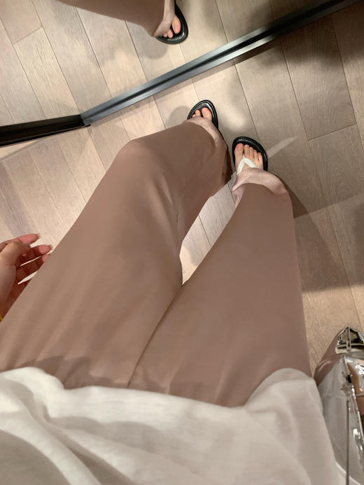 max醋酸抓皱肌理高级了空气垂垂裤 商品图7