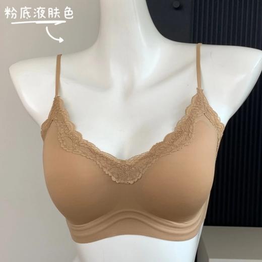U家舒服蕾细肩带内衣【性感不勒人，穿上就像没穿✨】法式V领蕾丝文胸🔥轻薄无痕＋果冻胶提拉💖塑造饱满圆润好胸型，4色任选，每一件都美到心动！  商品图7