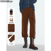【专属秒杀】COCOBELLA细腻软糯加厚针织糯米裤女宽松垂坠多色休闲裤PA552 商品缩略图0