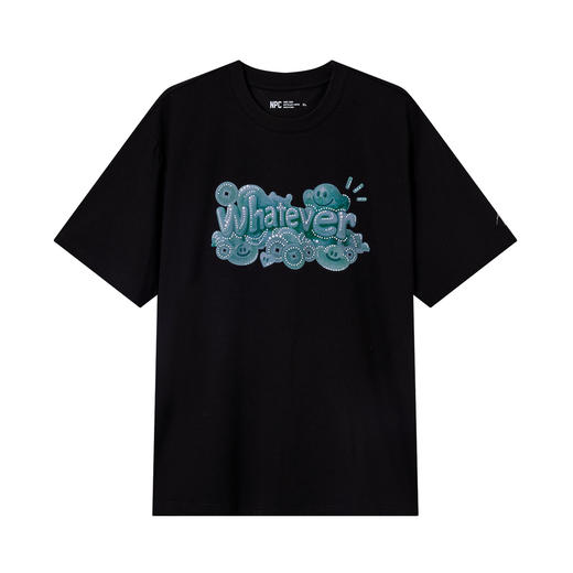 NPC潮牌财神系列钱币珠子复古数码印花短袖T恤男夏季抑菌NP56TE85 商品图5