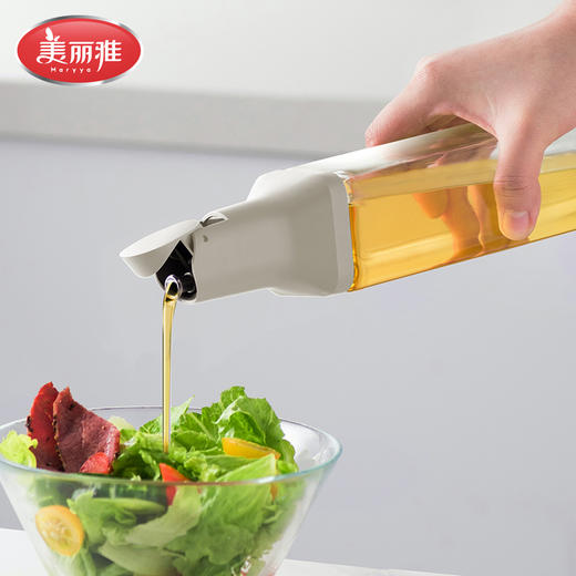 美丽雅油酱醋玻璃瓶调料品油壶精准控量家用调味瓶不挂油防漏保鲜 商品图1