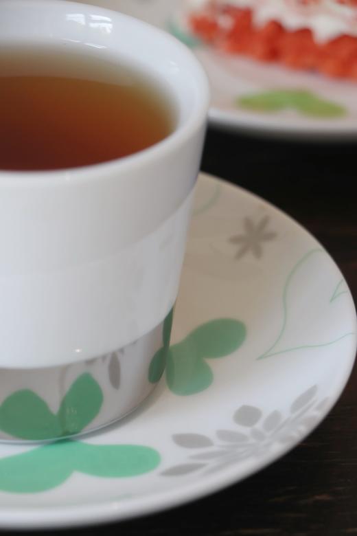 【镀银倒影四叶草杯碟】优质高白瓷 商品图5