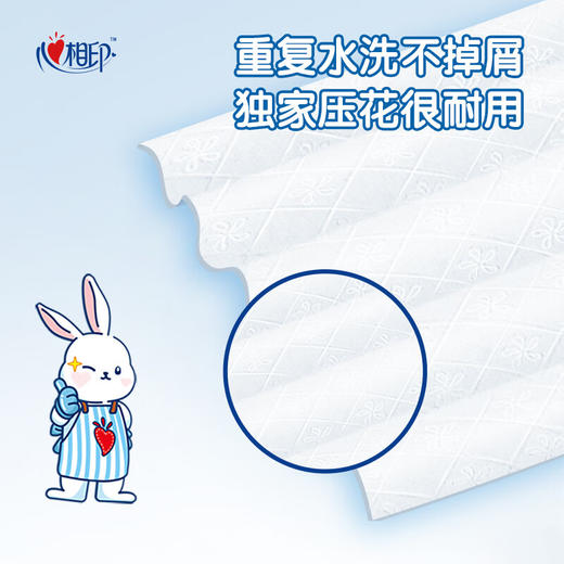 心相印 悬挂式懒人抹布加大加厚干湿两用厨房洗碗巾 商品图3