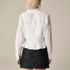 好折！Jcrew 设计款花边褶皱法式衬衫 好乖 商品缩略图2