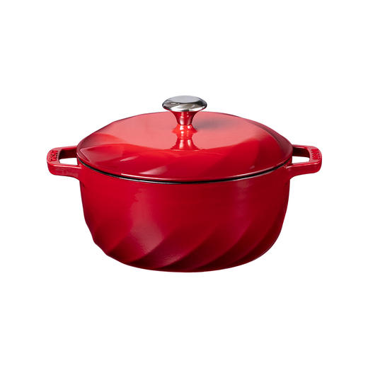 格力 TOSOT 铸铁珐琅锅 3.8L 一锅多用 大展厨艺 GTF24-T01 黛红 商品图1