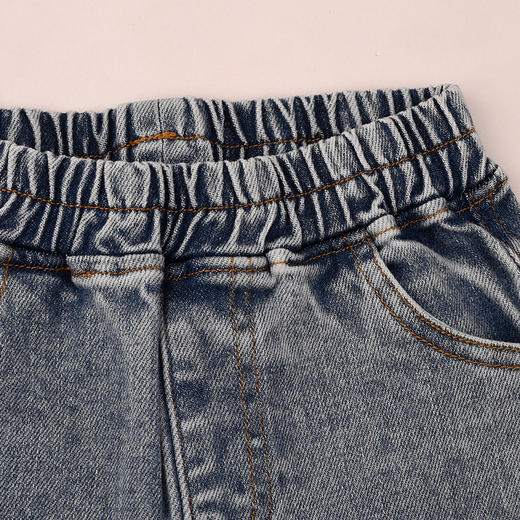 棉果果秋季新品男童永恒蓝色牛仔长裤M312200225470 商品图3
