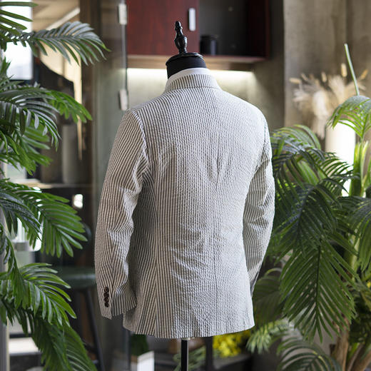 新款男士泡泡纱意式夹克 商品图1