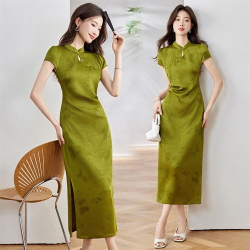 2025夏季新款时尚减龄休闲百搭修身显瘦旗袍 BBL5025 商品图4