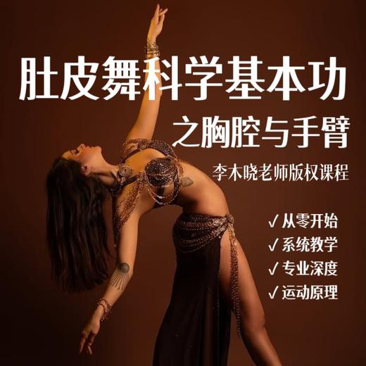 《肚皮舞科学基本功Ⅱ：胸腔手臂篇》李木晓版权课程 商品图0
