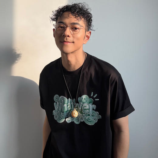 NPC潮牌财神系列钱币珠子复古数码印花短袖T恤男夏季抑菌NP56TE85 商品图2