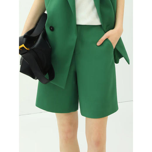 【限时秒杀】COCOBELLA简约时尚百慕大短裤气质通勤OL西装短裤SO504 商品图0