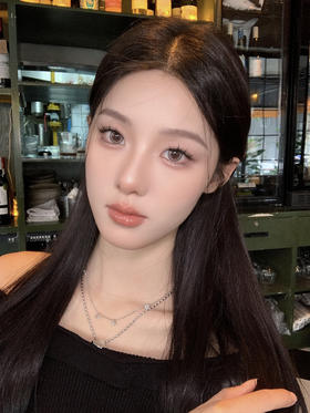 hanawink半年抛美瞳 泡泡糖巧 14.5mm