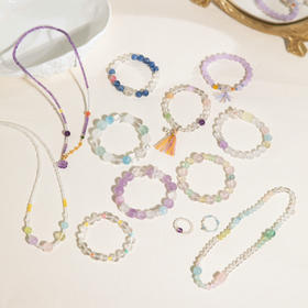 【买2送1】MS Lemuguet ·原创设计多巴胺水晶首饰 | 多宝设计搭配，清新灵动，心愿满怀