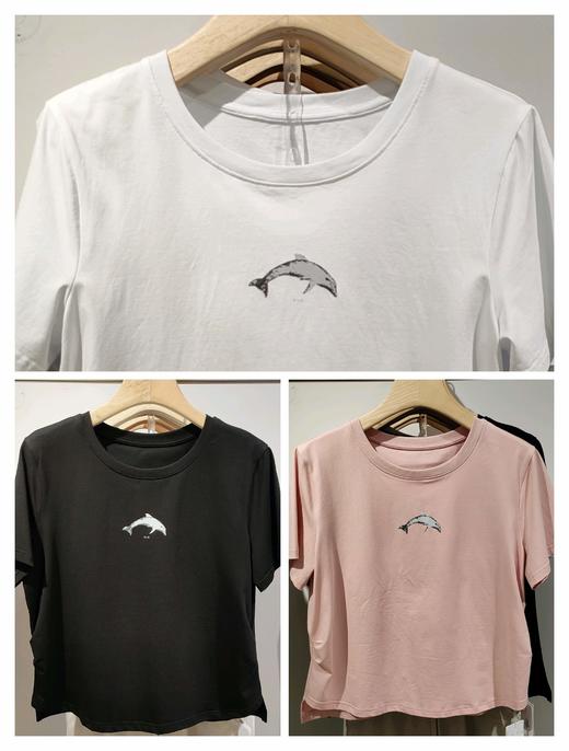 58Q036短款海豚棉T 商品图0