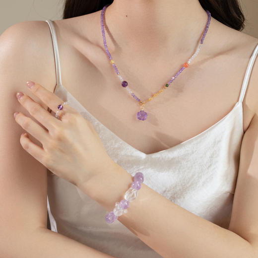 【买2送1】MS Lemuguet ·原创设计多巴胺水晶首饰 | 多宝设计搭配，清新灵动，心愿满怀 商品图5